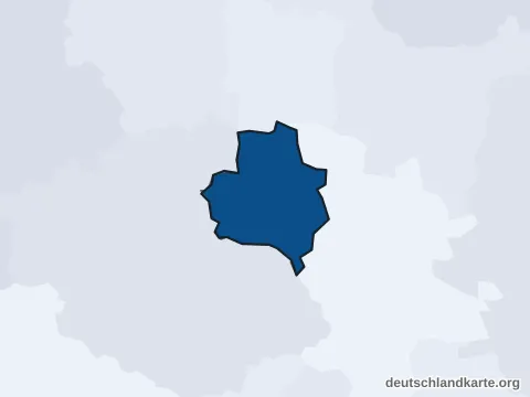 Vorschau: Einwohnerkarte von der kreisfreien Stadt Fürth