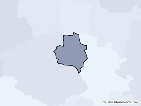Vorschau: Verwaltungsgliederung von der kreisfreien Stadt Fürth