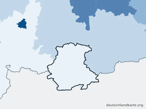 Vorschau: Bevölkerungsdichte vom Landkreis Garmisch-Partenkirchen