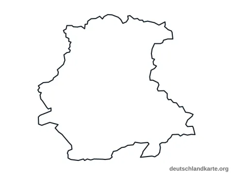 Vorschau: Umrisskarte vom Landkreis Garmisch-Partenkirchen