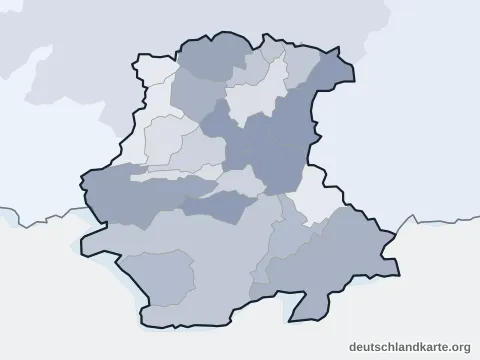 Vorschau: Verwaltungsgliederung vom Landkreis Garmisch-Partenkirchen