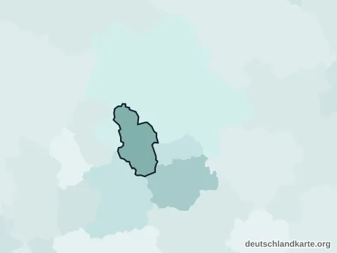Vorschau: Nachbarkreiskarte von der kreisfreien Stadt Gelsenkirchen