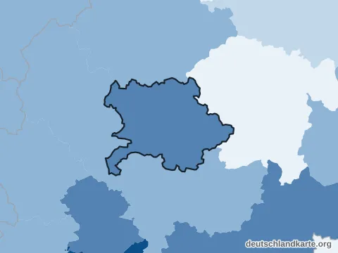 Vorschau: Bevölkerungsdichte vom Landkreis Gießen