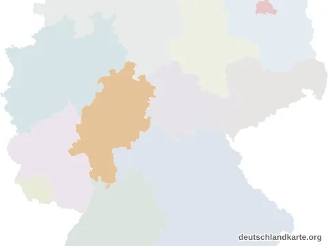 Vorschau: Lagekarte vom Landkreis Gießen