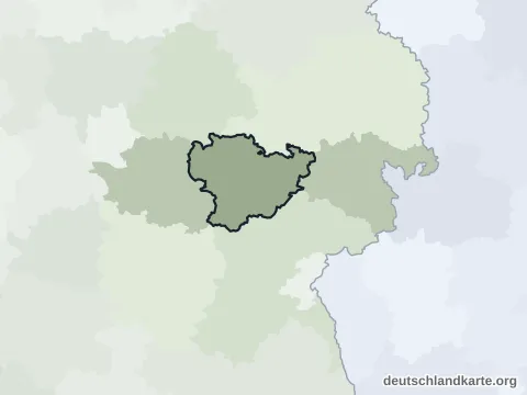 Vorschau: Nachbarkreiskarte vom Landkreis Göppingen