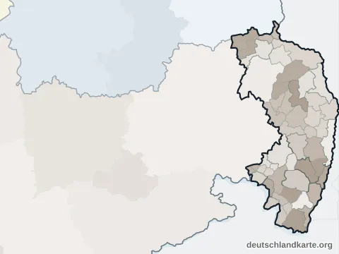 Vorschau: Verwaltungsgliederung vom Landkreis Görlitz