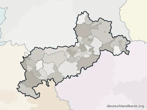 Vorschau: Ortskarte vom Landkreis Göttingen