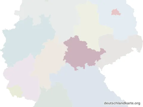 Vorschau: Lagekarte vom Landkreis Gotha