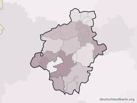 Vorschau: Verwaltungsgliederung vom Landkreis Gotha