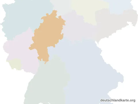 Vorschau: Lagekarte vom Landkreis Groß-Gerau