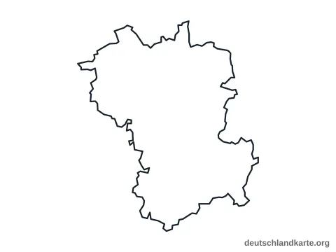 Vorschau: Umrisskarte vom Landkreis Günzburg