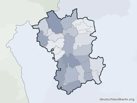 Vorschau: Verwaltungsgliederung vom Landkreis Günzburg