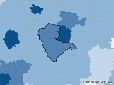 Vorschau: Bevölkerungsdichte vom Kreis Gütersloh