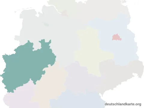 Vorschau: Lagekarte vom Kreis Gütersloh