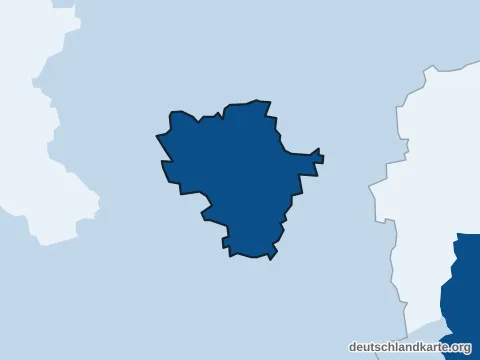 Vorschau: Bevölkerungsdichte von der kreisfreien Stadt Halle (Saale)