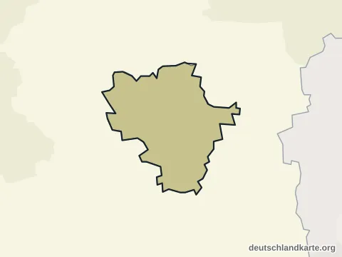 Vorschau: Ortskarte von der kreisfreien Stadt Halle (Saale)