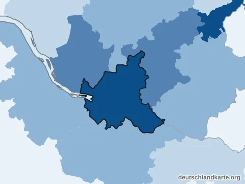 Bevölkerungsdichte: Kreisfreie Stadt Hamburg