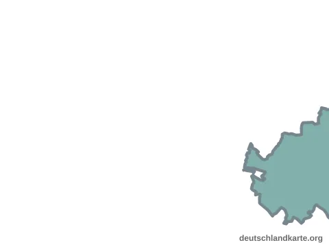 Vorschau: Karte im Bundesland von der kreisfreien Stadt Hamburg