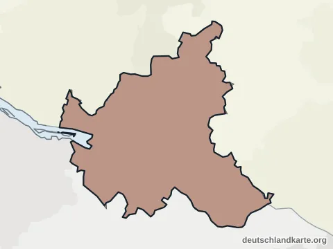 Vorschau: Verwaltungsgliederung von der kreisfreien Stadt Hamburg
