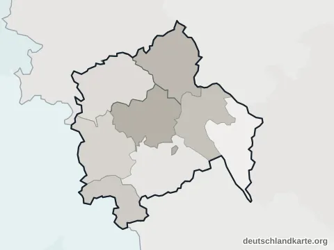 Vorschau: Ortskarte vom Landkreis Hameln-Pyrmont