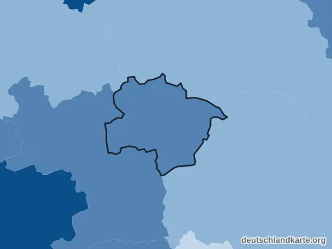 Vorschau: Bevölkerungsdichte von der kreisfreien Stadt Hamm