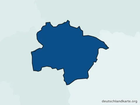 Vorschau: Einwohnerkarte von der kreisfreien Stadt Hamm