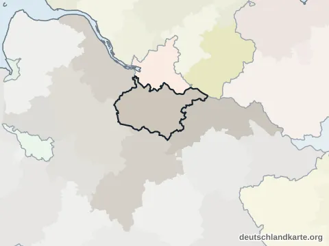 Vorschau: Nachbarkreiskarte vom Landkreis Harburg