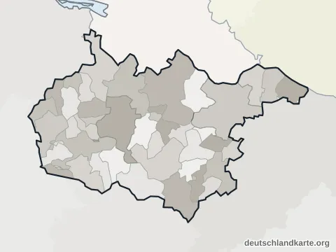 Vorschau: Ortskarte vom Landkreis Harburg