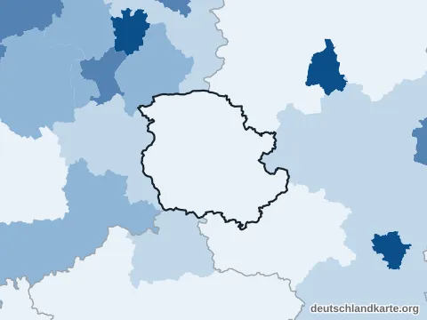 Vorschau: Bevölkerungsdichte vom Landkreis Harz