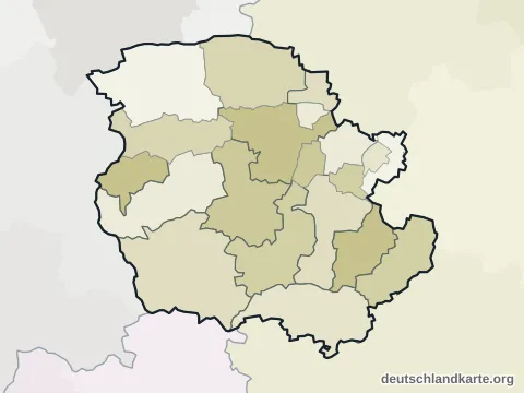 Vorschau: Ortskarte vom Landkreis Harz