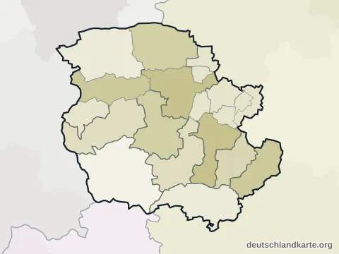 Vorschau: Verwaltungsgliederung vom Landkreis Harz