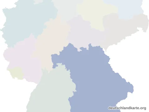 Vorschau: Lagekarte vom Landkreis Haßberge
