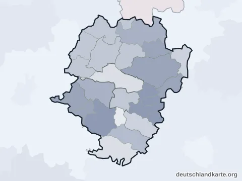 Vorschau: Verwaltungsgliederung vom Landkreis Haßberge