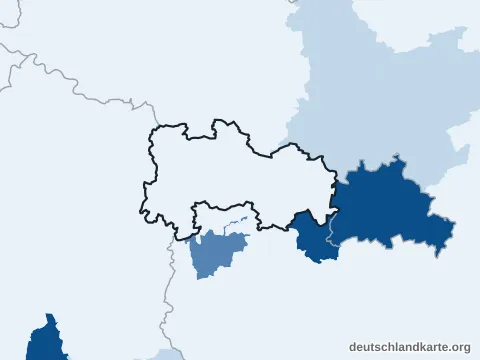 Vorschau: Bevölkerungsdichte vom Landkreis Havelland