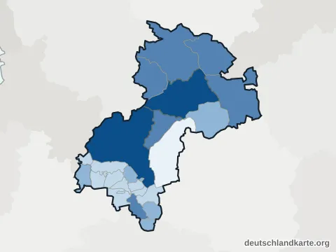 Vorschau: Einwohnerkarte vom Heidekreis