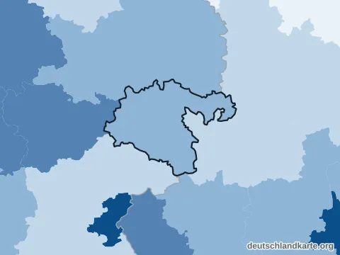 Vorschau: Bevölkerungsdichte vom Landkreis Heidenheim