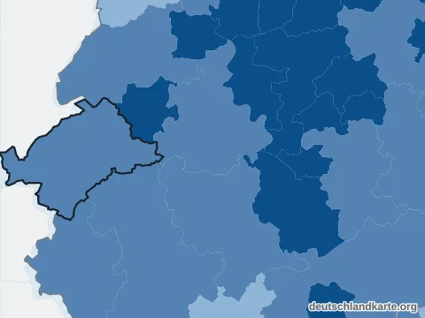 Vorschau: Bevölkerungsdichte vom Kreis Heinsberg