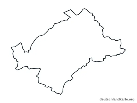 Vorschau: Umrisskarte vom Kreis Heinsberg