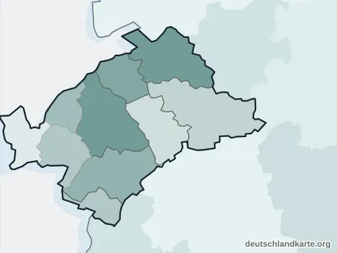 Vorschau: Verwaltungsgliederung vom Kreis Heinsberg