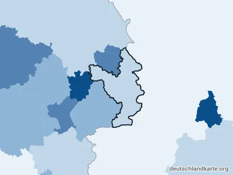 Vorschau: Bevölkerungsdichte vom Landkreis Helmstedt