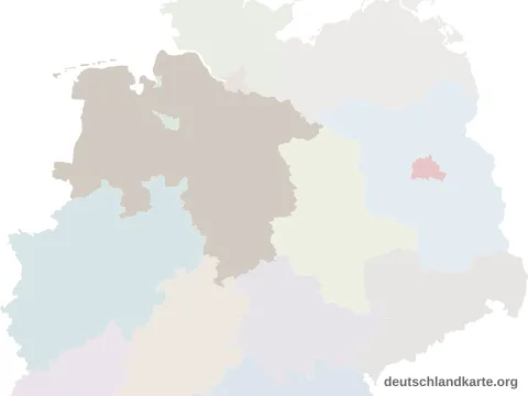 Vorschau: Lagekarte vom Landkreis Helmstedt