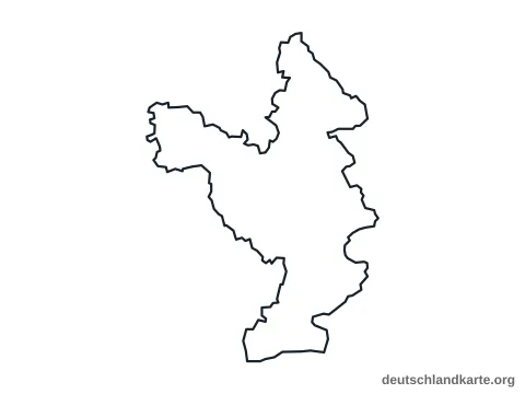 Vorschau: Umrisskarte vom Landkreis Helmstedt