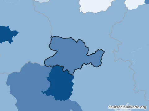 Vorschau: Bevölkerungsdichte vom Kreis Herford