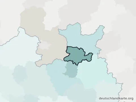 Vorschau: Nachbarkreiskarte vom Kreis Herford