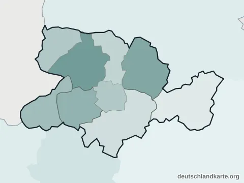 Vorschau: Ortskarte vom Kreis Herford