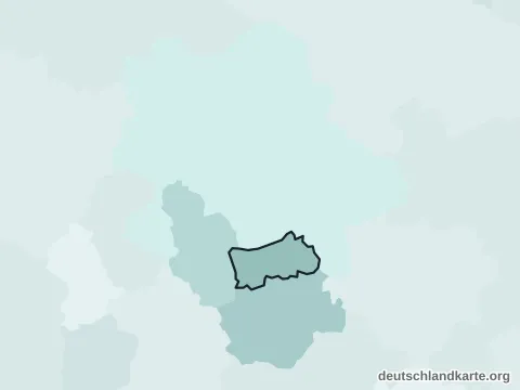 Vorschau: Nachbarkreiskarte von der kreisfreien Stadt Herne