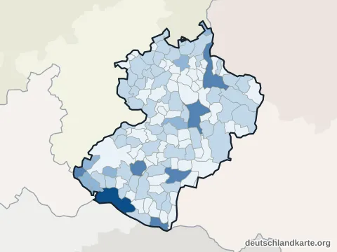 Vorschau: Einwohnerkarte vom Kreis Herzogtum Lauenburg