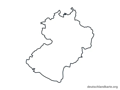Vorschau: Umrisskarte vom Kreis Herzogtum Lauenburg