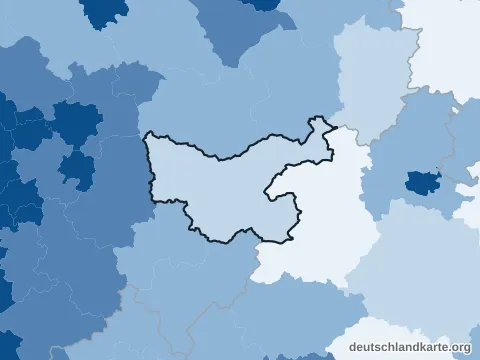 Bevölkerungsdichte: Hochsauerlandkreis