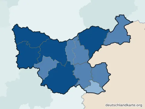 Einwohnerkarte: Hochsauerlandkreis